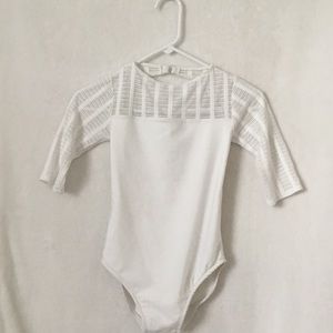 White Dance Leotard NEVER WORN